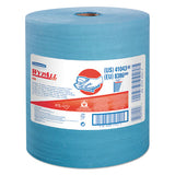 WypAll® X80 Cloths With Hydroknit, Jumbo Roll, 12 1-2 X 13 2-5, Blue, 475-roll freeshipping - TVN Wholesale 