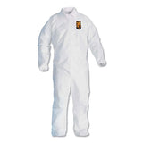 A40 Elastic-cuff And Ankles Coveralls, White, Large, 25-carton