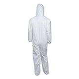KleenGuard™ A40 Elastic-cuff And Ankles Hooded Coveralls, X-large, White, 25-carton freeshipping - TVN Wholesale 