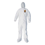 KleenGuard™ A40 Elastic-cuff, Ankle, Hood And Boot Coveralls, X-large, White, 25-carton freeshipping - TVN Wholesale 