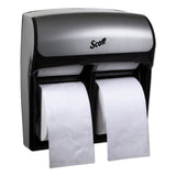 Scott® Pro High Capacity Coreless Srb Tissue Dispenser,11 1-4 X 6 5-16 X 12 3-4,faux Ss freeshipping - TVN Wholesale 