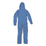 KleenGuard™ A60 Elastic-cuff, Ankles And Back Hooded Coveralls, 2x-large, Blue, 24-carton freeshipping - TVN Wholesale 
