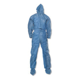 KleenGuard™ A60 Blood And Chemical Splash Protection Coveralls, X-large, Blue, 24-carton freeshipping - TVN Wholesale 