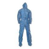 KleenGuard™ A60 Blood And Chemical Splash Protection Coveralls, 3x-large, Blue, 20-carton freeshipping - TVN Wholesale 