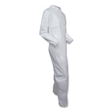 KleenGuard™ A30 Elastic-back And Cuff Coveralls, Large, White, 25-carton freeshipping - TVN Wholesale 
