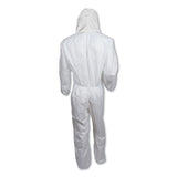 KleenGuard™ A30 Elastic Back And Cuff Hooded Coveralls, Medium, White, 25-carton freeshipping - TVN Wholesale 