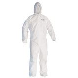 KleenGuard™ A30 Elastic Back And Cuff Hooded Coveralls, 3x-large, White, 25-carton freeshipping - TVN Wholesale 