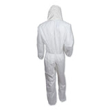 KleenGuard™ A30 Elastic-back And Cuff Hooded Coveralls, 2x-large, White, 25-carton freeshipping - TVN Wholesale 