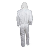 KleenGuard™ A30 Elastic Back And Cuff Hooded Coveralls, 4x-large, White, 21-carton freeshipping - TVN Wholesale 