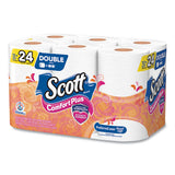 Scott® Comfortplus Toilet Paper, Double Roll, Bath Tissue, Septic Safe, 1-ply, White, 231 Sheets-roll, 12 Rolls-pack freeshipping - TVN Wholesale 