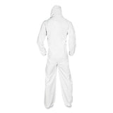 KleenGuard™ A20 Breathable Particle Protection Coveralls, Elastic Back, Hood And Boots, Large, White, 24-carton freeshipping - TVN Wholesale 