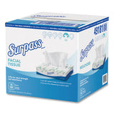 Surpass® Facial Tissue For Business, 2-ply, White, Flat Box, 125-box, 10 Boxes-carton freeshipping - TVN Wholesale 