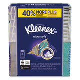 Kleenex® Ultra Soft Facial Tissue, 3-ply, White, 8.75 X 4.5, 65 Sheets-box, 4 Boxes-pack freeshipping - TVN Wholesale 