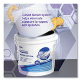 Kimtech™ Wettask Wiper Bucket, White-blue, 4-carton freeshipping - TVN Wholesale 