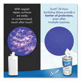 Scott® 24-hour Sanitizing Wipes, 4.5 X 8.25, White, 75-canister, 6 Canisters-carton freeshipping - TVN Wholesale 