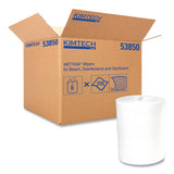 Kimtech™ Wettask System Prep Wipers For Bleach, Disinfectants And Sanitizers Hygienic Enclosed System Refills, 250-roll, 6 Roll-carton freeshipping - TVN Wholesale 