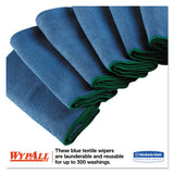 WypAll® Microfiber Cloths, Reusable, 15 3-4 X 15 3-4, Blue, 6-pack freeshipping - TVN Wholesale 