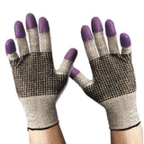 KleenGuard™ G60 Purple Nitrile Gloves, 230 Mm Length, Medium-size 8, Black-white, 12 Pair-ct freeshipping - TVN Wholesale 