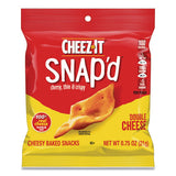 Cheez-It® Snap'd Crackers Variety Pack, Cheddar Sour Cream And Onion; Double Cheese, 0.75 Oz Bag, 42-carton freeshipping - TVN Wholesale 