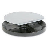 Kensington® Spin2 Monitor Stand With Smartfit, 14" X 14" X 2.25" To 3.25", Gray freeshipping - TVN Wholesale 