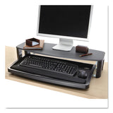 Kensington® Over-under Keyboard Drawer With Smartfit System, 14.5w X 23d, Black freeshipping - TVN Wholesale 
