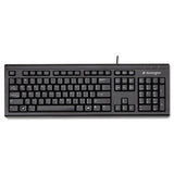 Kensington® Keyboard For Life Slim Spill-safe Keyboard, 104 Keys, Black freeshipping - TVN Wholesale 