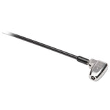 Kensington® Clicksafe 2.0 Keyed Laptop Lock, 6ft Steel Cable, Silver, Two Keys freeshipping - TVN Wholesale 