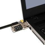 Kensington® Clicksafe Combination Laptop Lock, 6ft Steel Cable, Black freeshipping - TVN Wholesale 