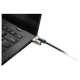 Kensington® Microsaver 2.0 Keyed Laptop Lock, 6ft Steel Cable, Silver, Two Keys freeshipping - TVN Wholesale 
