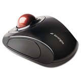 Orbit Wireless Mobile Trackball, 2.4 Ghz Frequency-30 Ft Wireless Range, Left-right Hand Use, Black-red