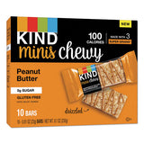 KIND Minis Chewy, Peanut Butter, 0.81 Oz 10-pack freeshipping - TVN Wholesale 