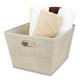 Macbeth Collection® Storage Tote, Large, 7.5" X 10.8" X 13", Tan freeshipping - TVN Wholesale 