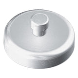 Kantek Mounting Magnets For Glove And Towel Dispensers, 1.5" Diameter, White-silver, 4-pack freeshipping - TVN Wholesale 