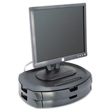 Kantek Lcd Monitor Stand, 18" X 12.5" X 5", Black, Supports 35 Lbs freeshipping - TVN Wholesale 