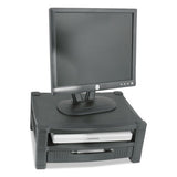 Kantek Single-level Monitor Stand, 17" X 13.25" X 3" To 6.5", Black, Supports 50 Lbs freeshipping - TVN Wholesale 