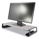 Kantek Contemporary Monitor Riser, 26.88" X 10" X 3.5", Black-gray, Supports 60 Lbs freeshipping - TVN Wholesale 