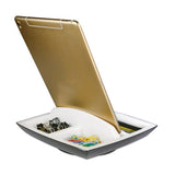 Kantek Desk Top Organizer And Tablet-phone Holder, Plastic, 8 1-4 X 8 1-4 X 2 3-4 freeshipping - TVN Wholesale 
