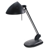 Ledu® High-output Three-level Halogen Desk Lamp, 6.75"w X 9"d X 20.25"h, Matte Black freeshipping - TVN Wholesale 