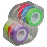 LEE Removable Highlighter Tape, 1-2" X 720", Assorted, 6-pk freeshipping - TVN Wholesale 