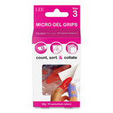 LEE Tippi Micro-gel Fingertip Grips, Size 3, X-small, Assorted, 10-pack freeshipping - TVN Wholesale 