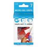 LEE Tippi Micro-gel Fingertip Grips, Size 7, Medium, Assorted, 10-pack freeshipping - TVN Wholesale 