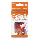 LEE Tippi Micro-gel Fingertip Grips, Size 9, Large, Assorted, 10-pack freeshipping - TVN Wholesale 