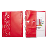 Charles Leonard® Varicap Expandable Binder, 2 Posts, 6" Capacity, 11 X 8.5, Red freeshipping - TVN Wholesale 