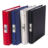 Charles Leonard® Varicap Expandable Binder, 2 Posts, 6" Capacity, 11 X 8.5, Red freeshipping - TVN Wholesale 
