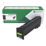 Lexmark™ 82k1uc0 Return Program Ultra High-yield Toner, 55,000 Page-yield, Cyan freeshipping - TVN Wholesale 