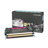 Lexmark™ C734a1cg Return Program Toner, 6,000 Page-yield, Cyan freeshipping - TVN Wholesale 