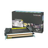 Lexmark™ C734a1cg Return Program Toner, 6,000 Page-yield, Cyan freeshipping - TVN Wholesale 