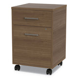 Linea Italia® Urban Mobile File Pedestal, Left Or Right, 2-drawers: Box-file, Legal-a4, Ash, 16" X 15.25" X 23.75" freeshipping - TVN Wholesale 