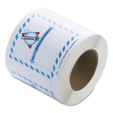 LabelMaster® Shipping And Handling Self-adhesive Labels, Time And Temperature Sensitive, 5.5 X 5, Blue-gray-red-white, 500-roll freeshipping - TVN Wholesale 