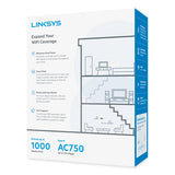 LINKSYS™ Ac750 Boost Wi-fi Extender, 1 Port, Dual-band 2.4 Ghz-5 Ghz freeshipping - TVN Wholesale 